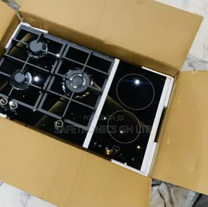 Accurate Black Kenwood 3+2 Dual Fuel Built-in Cooker Hob