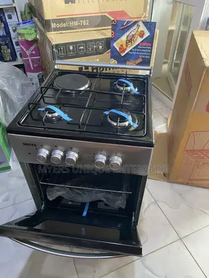 Unitek Standing Cooker 50cm-3 Gas + 1 Electric Plate