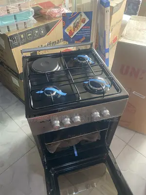 3 Burner Gas + 1 Electric Cooker(Unitek) With Oven