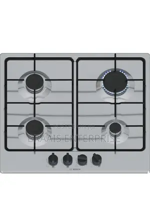 Bosch Serie 4 Hob Stainless Steel Built-in 58 Cm Gas 4