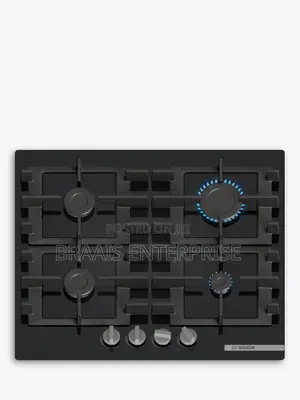 Bosch Series 4 Pnp6b6k40 60 Cm Gas Hob - Black
