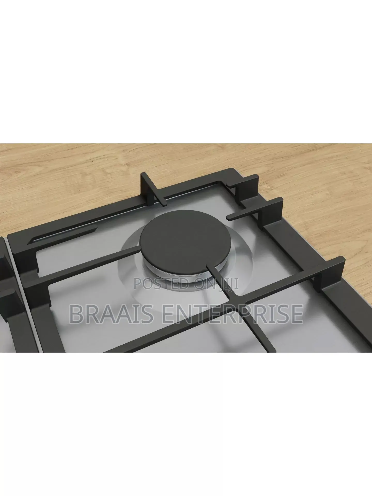 Series6 90cm With Flame Select Gas Hob, Stainless Steel