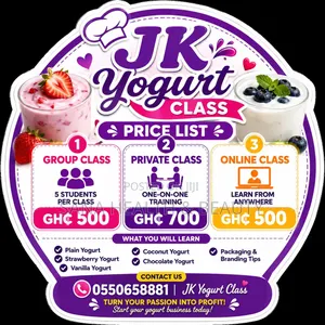 Yogurt Making Training Class