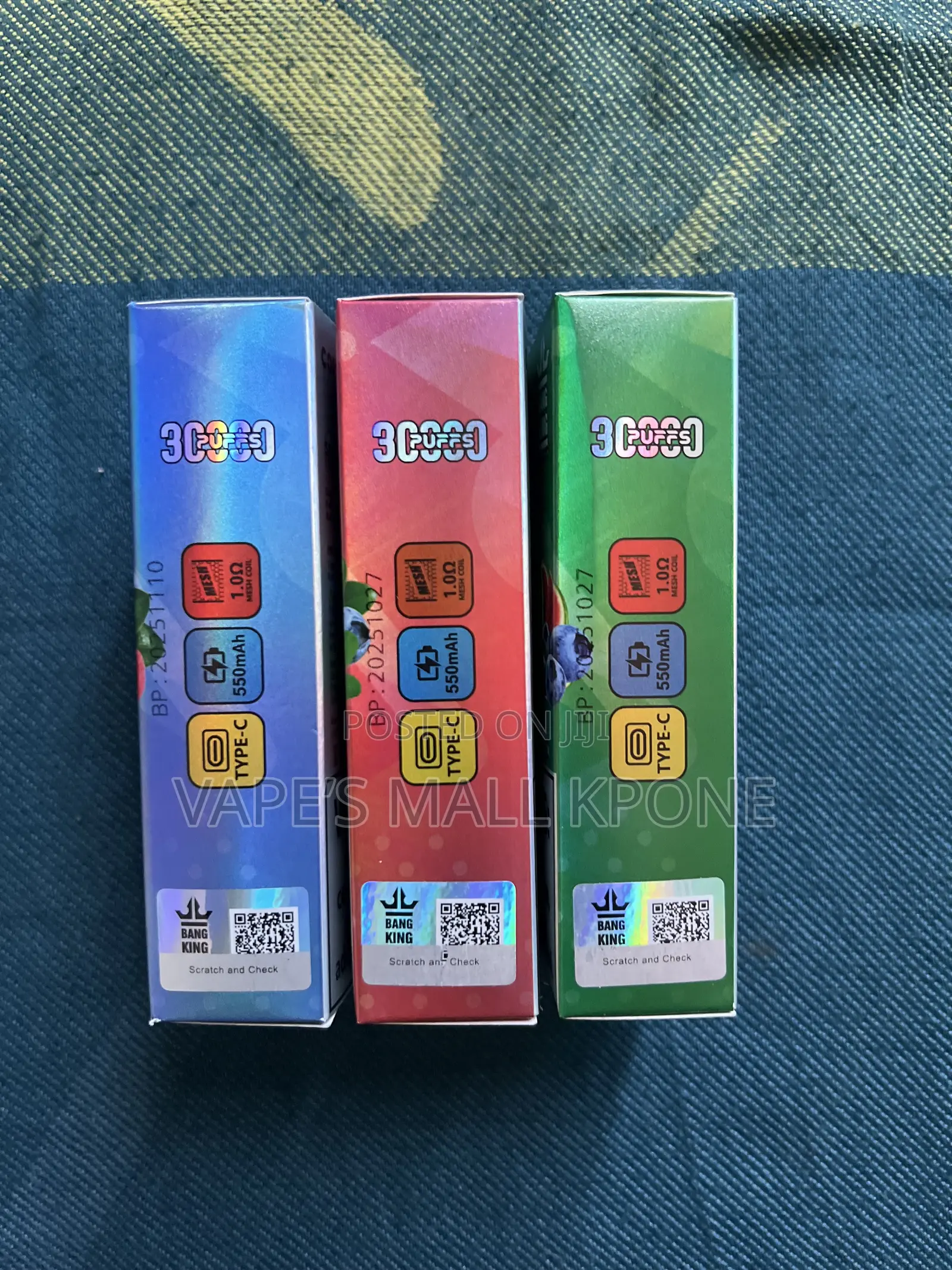 30000 Puffs Rechargeable Vapes