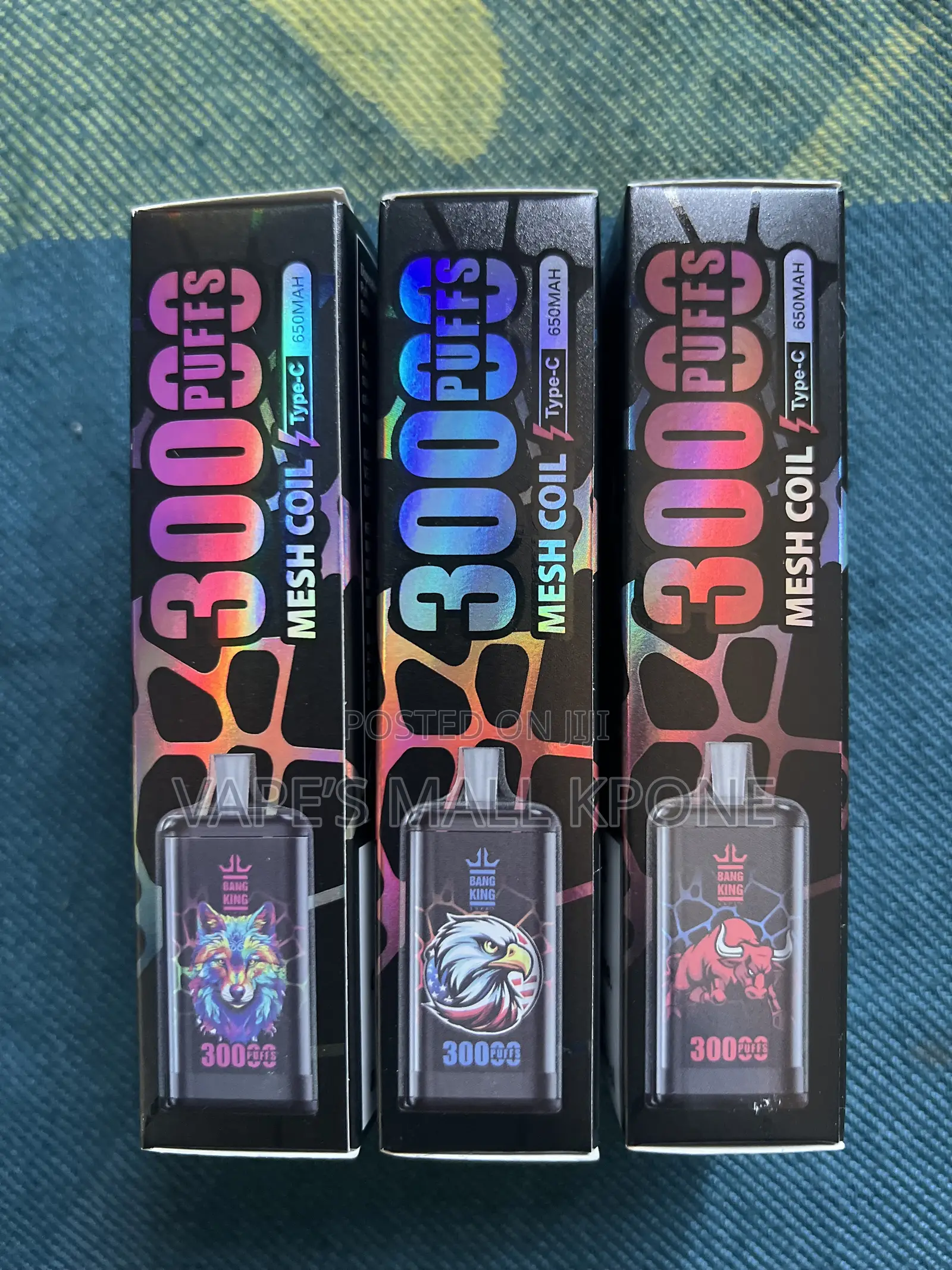 1 Mode 30000 Puffs Rechargeable Vape Pen Bang King