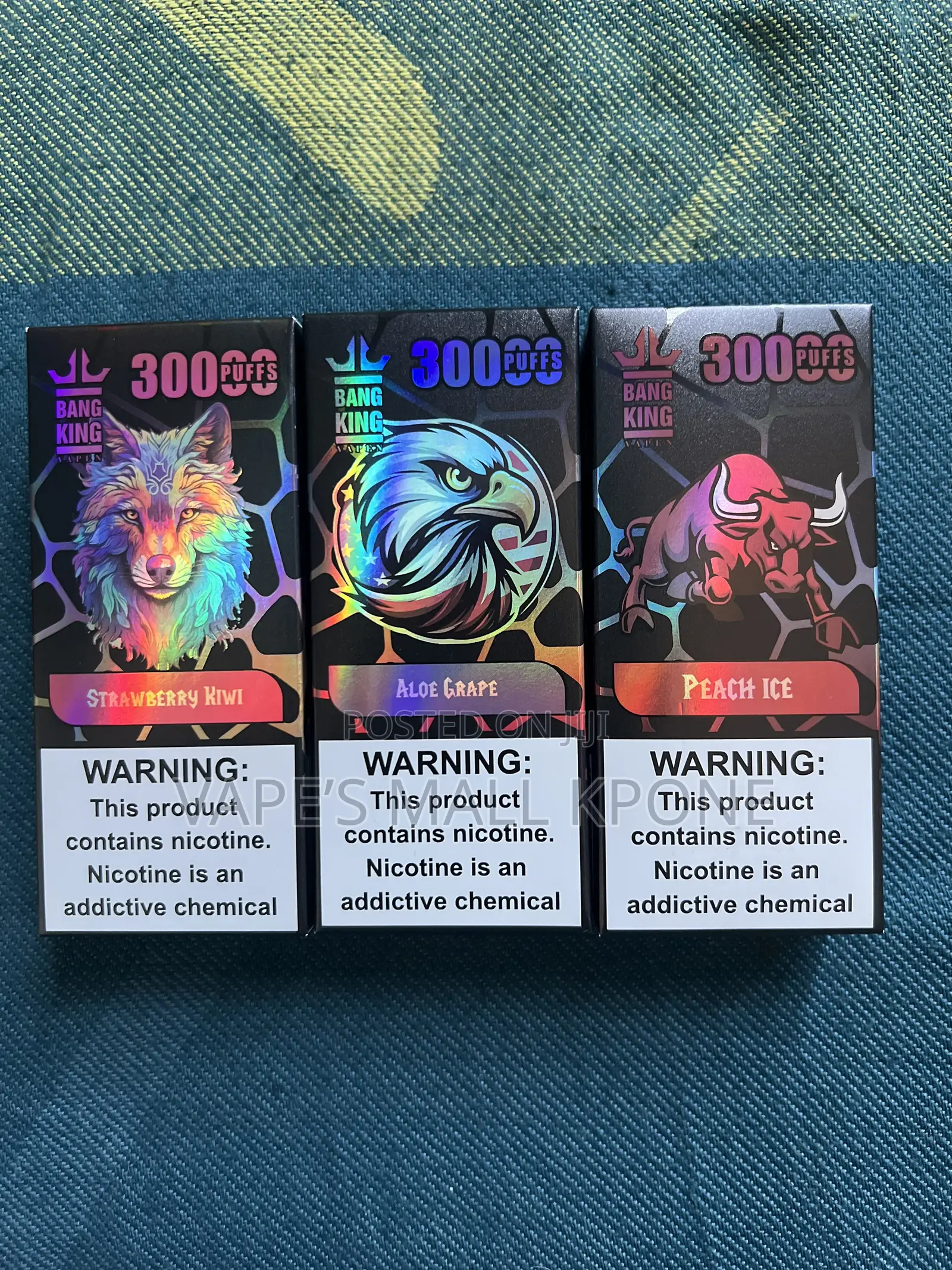 1 Mode 30000 Puffs Rechargeable Vape Pen Bang King