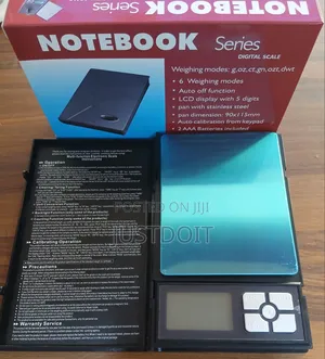 Notebook Scale for Weighing Gold and Smaller Things