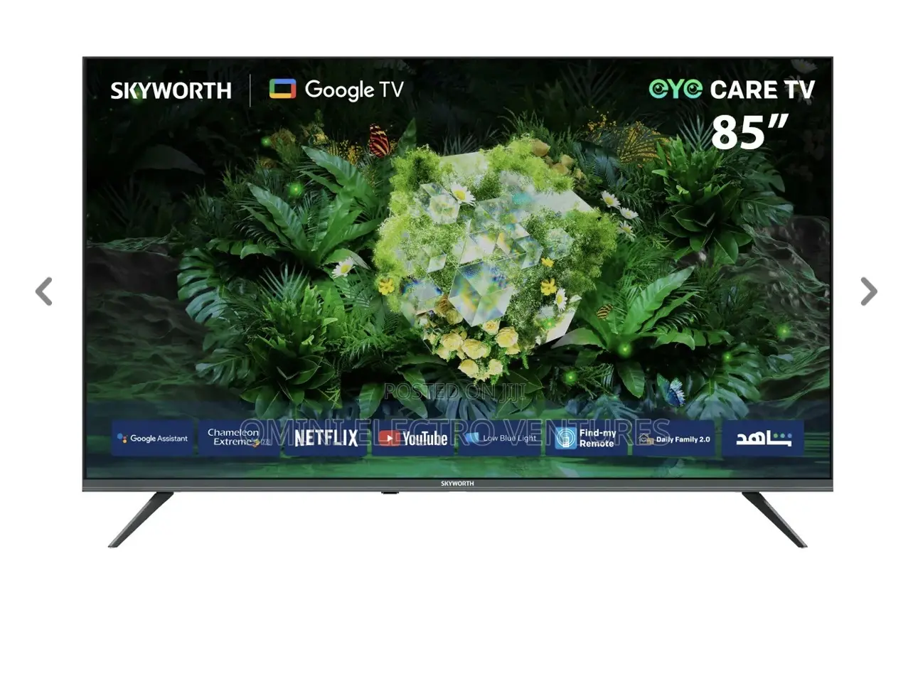 Solid 2025 Skyworth 85” Qled Smart Tv