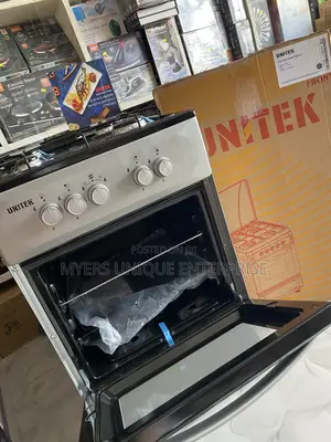 Unitek 4 Burners Gas Stove + Oven