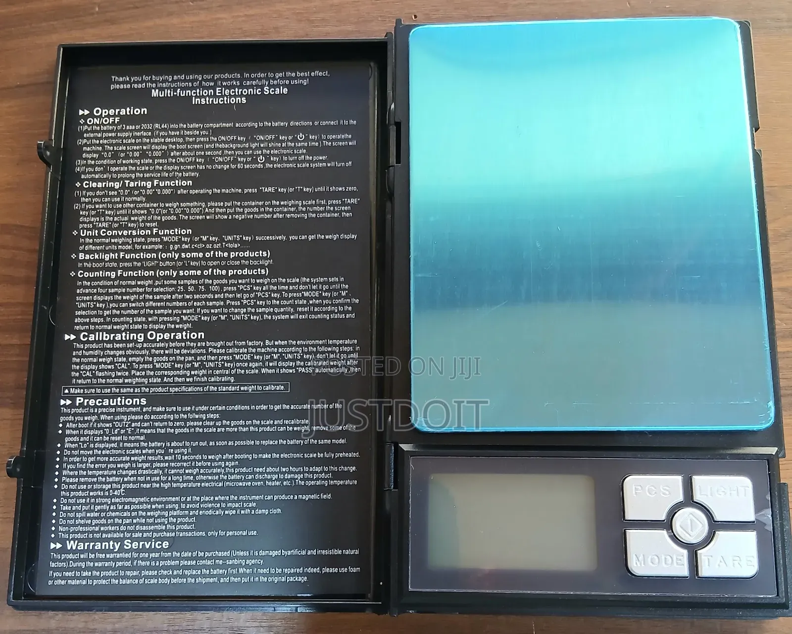 Notebook Series Digital Scale.
