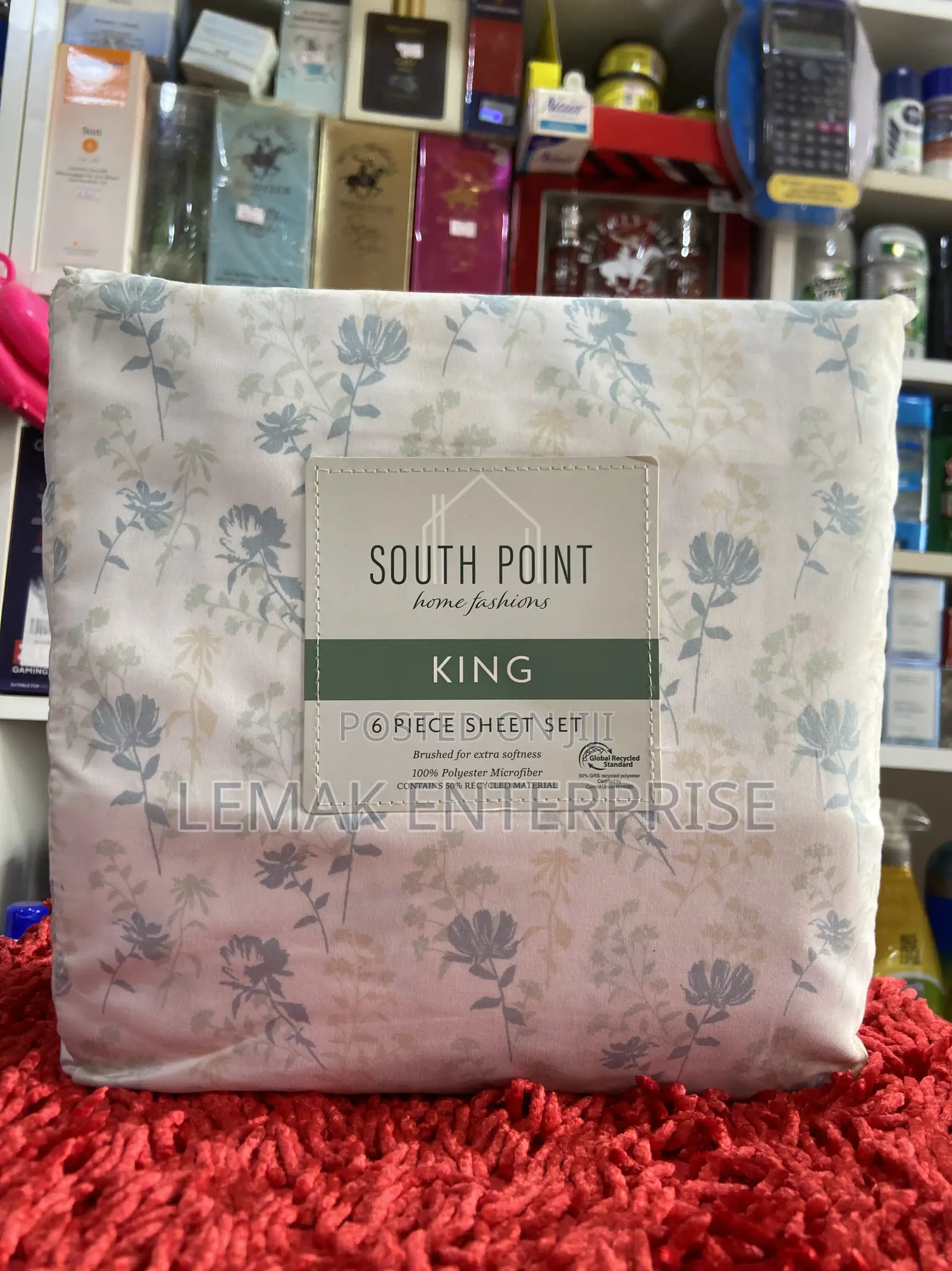6 Piece King-Size Bed Sheet.