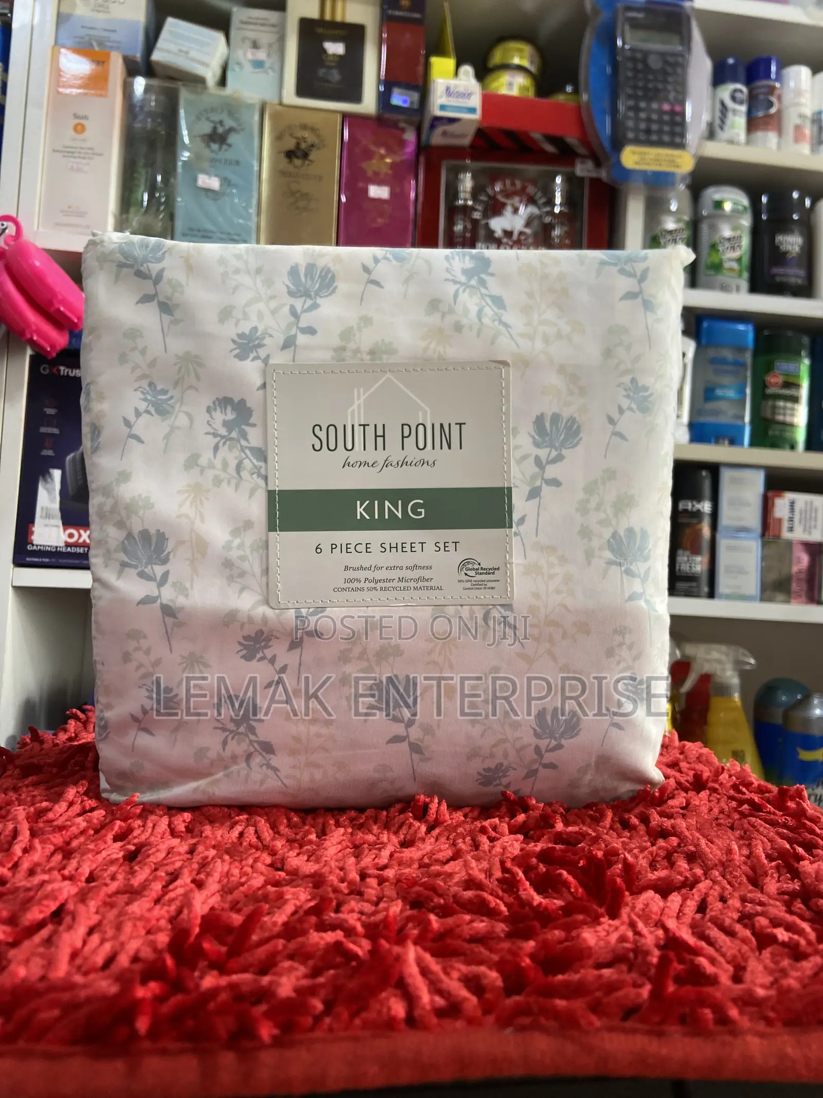 6 Piece King-Size Bed Sheet.