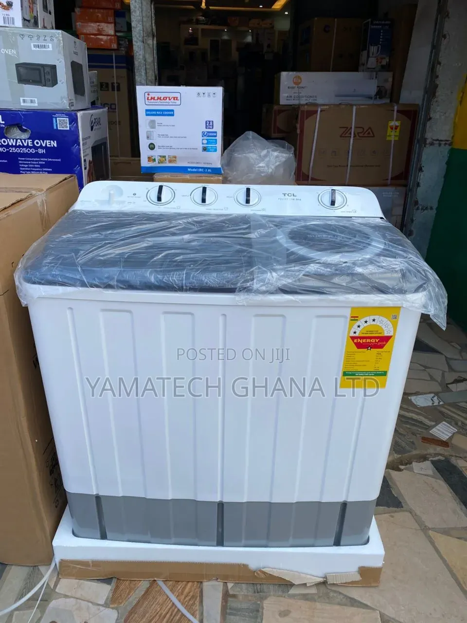 TCL 10.5kg Twin Tub Semi-Automatic Washing Machine