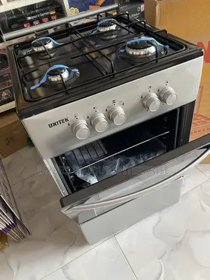 Unitek 4 Gas Burner Cooker,Strong Cast Iron Pan Supports