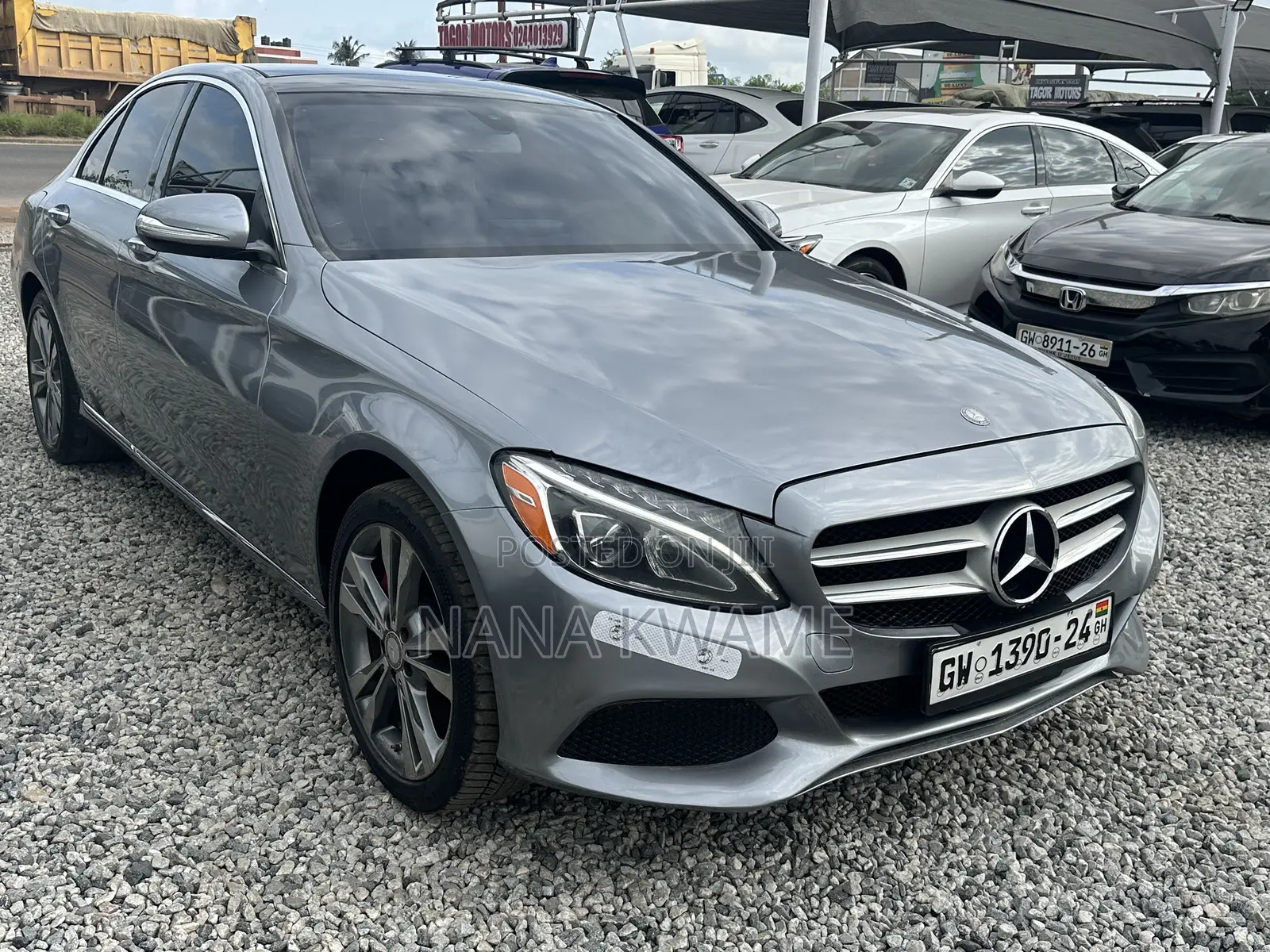 Mercedes-Benz C300 Luxury 4Matic Sedan AWD (2.0L 4cyl 7A) 2016 Gray