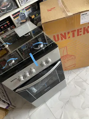 Unitek 4 Burners Gas Stove With Oven-Cook Large Meals Fast