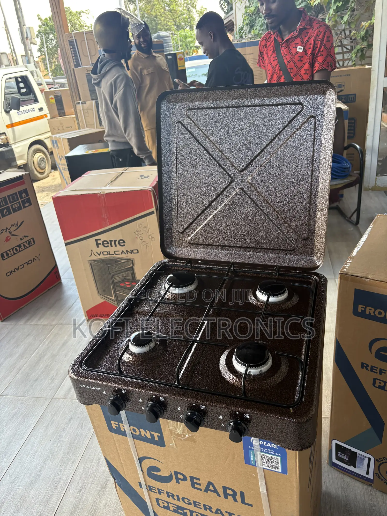 Ultramodern Aluminum Body Volcano Table Top Cooker