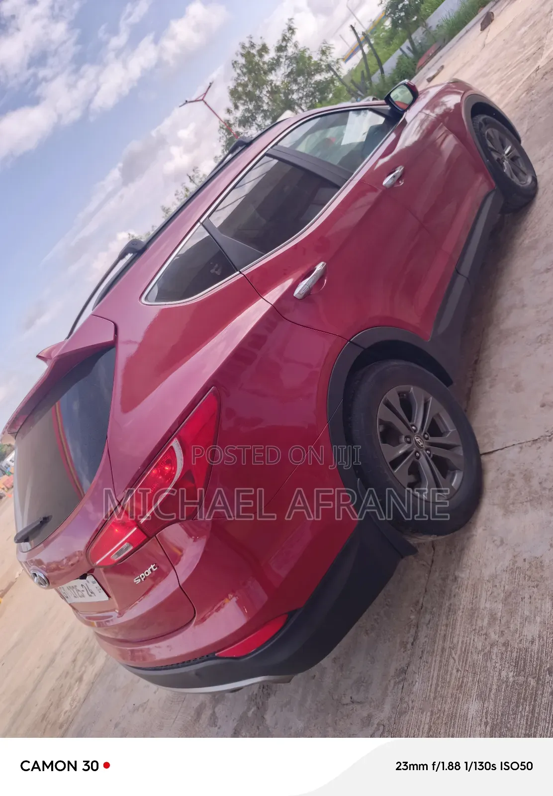 Hyundai Santa Fe Sport 2013 Red