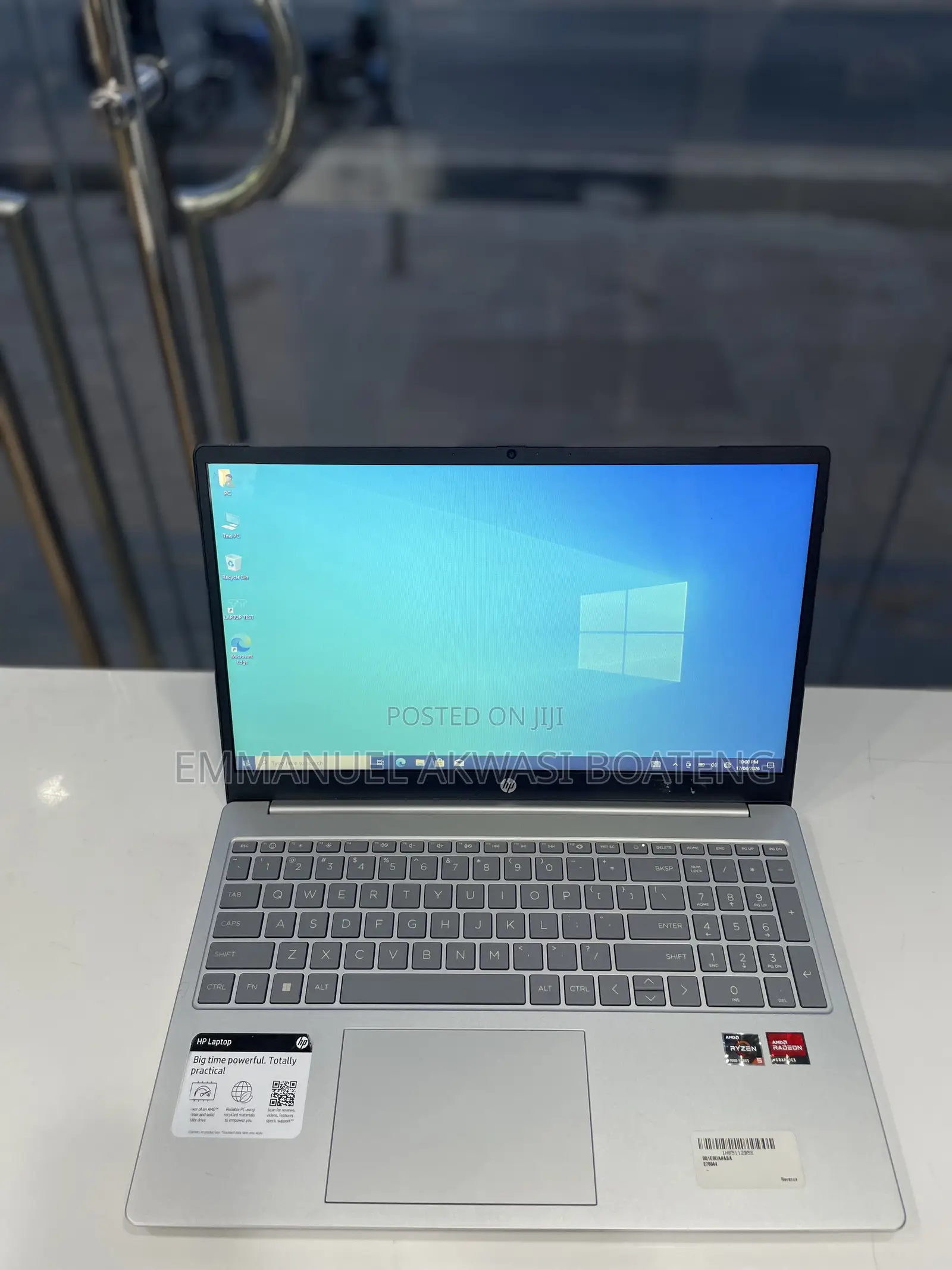 New Laptop HP 15 8GB AMD Ryzen 5 SSD 512GB