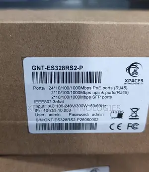 Xpaces 24port Poe Full Gigabit ,2uplink + 2sfp Cloud Managed Switch