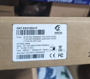 Xpaces 8port Full Poe Gigabit, 1uplink +1sfp L2 Cloud Managed Switch