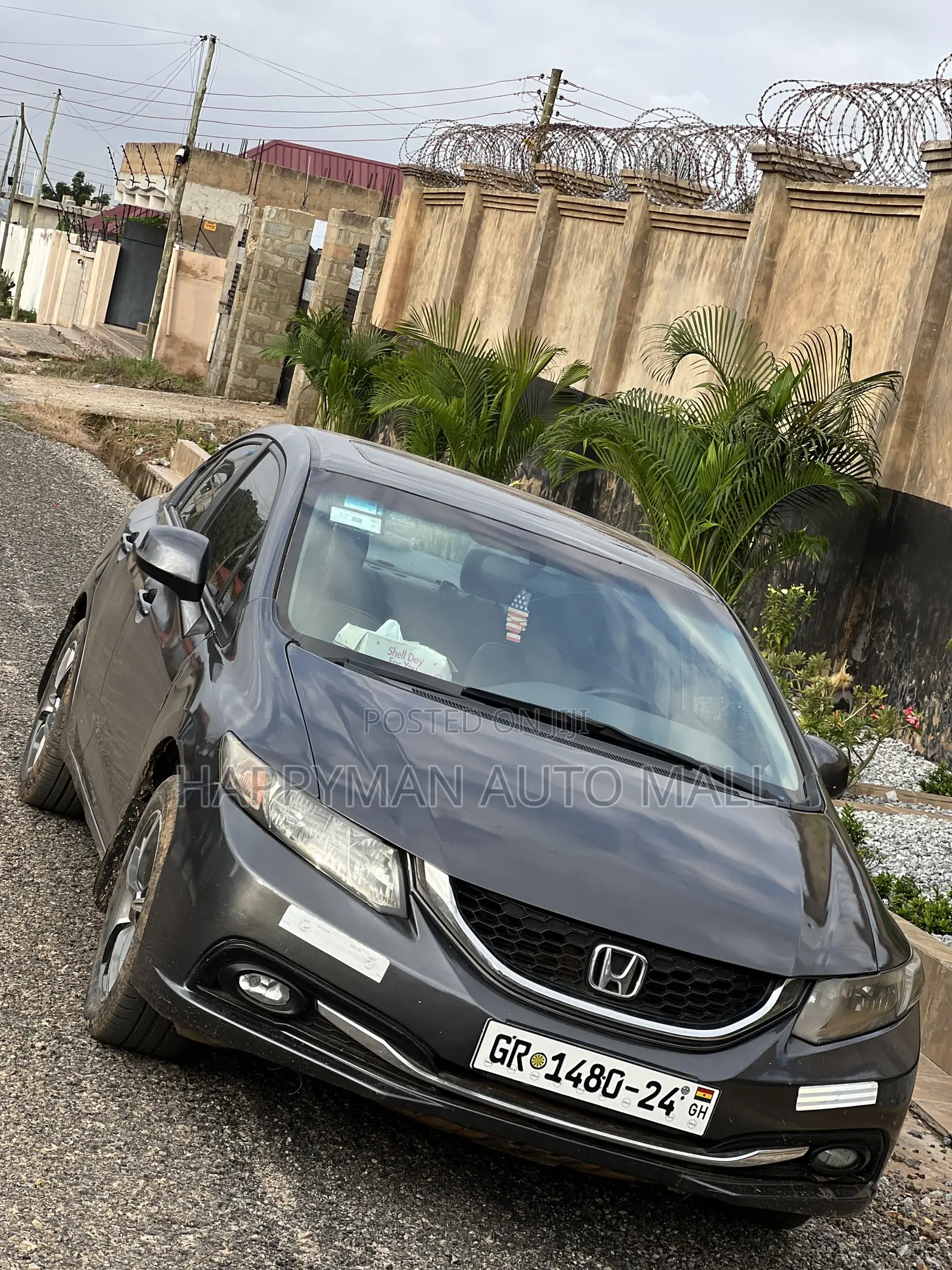 Honda Civic EX Sedan 2012 Gray