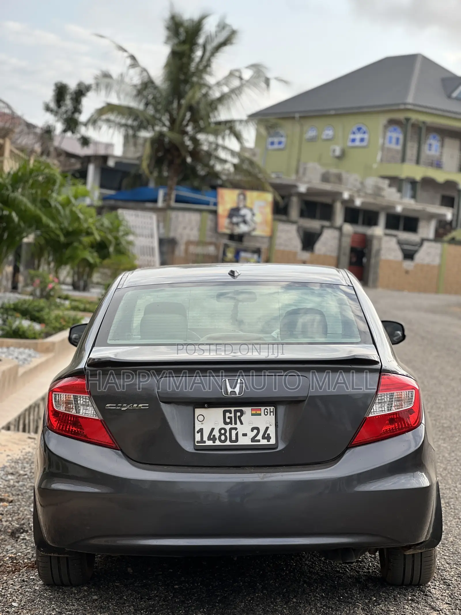 Honda Civic EX Sedan 2012 Gray