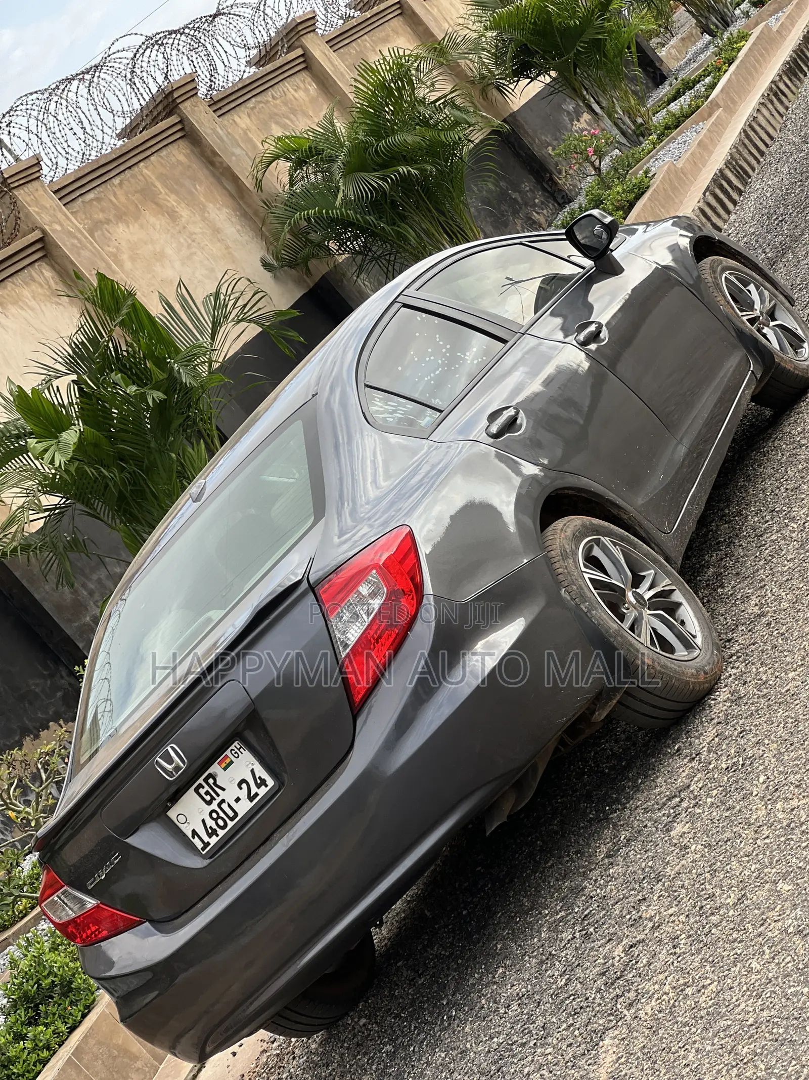 Honda Civic EX Sedan 2012 Gray