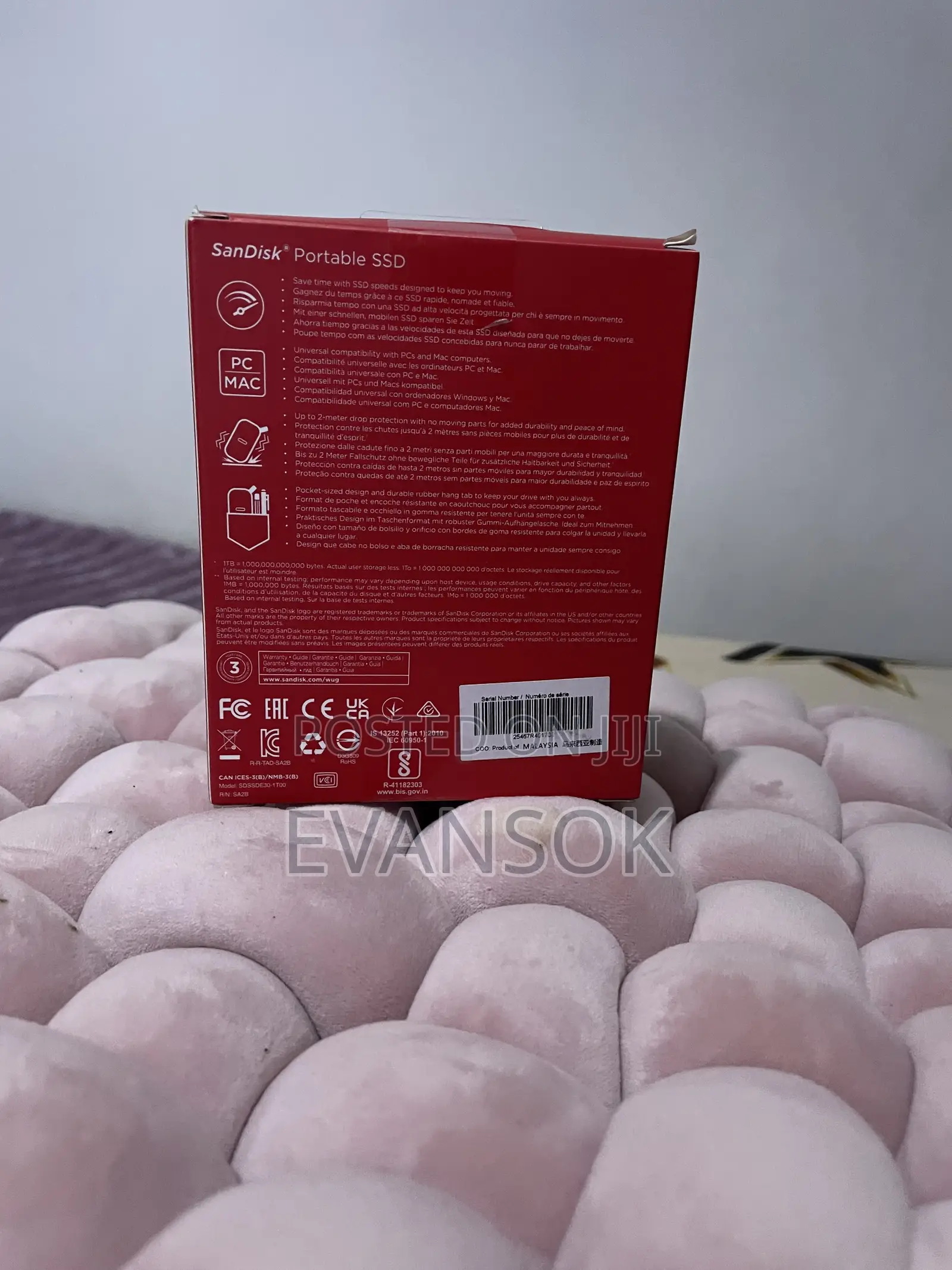 Sandisk SSD External Hard Drive 1 Tb