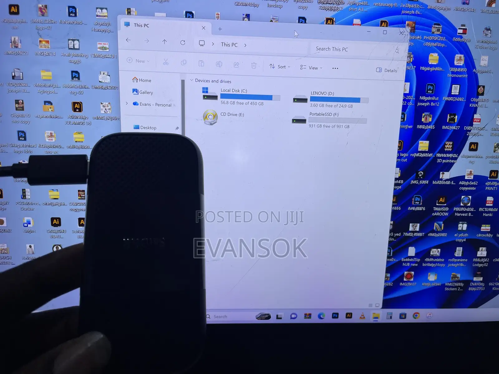 Sandisk SSD External Hard Drive 1 Tb