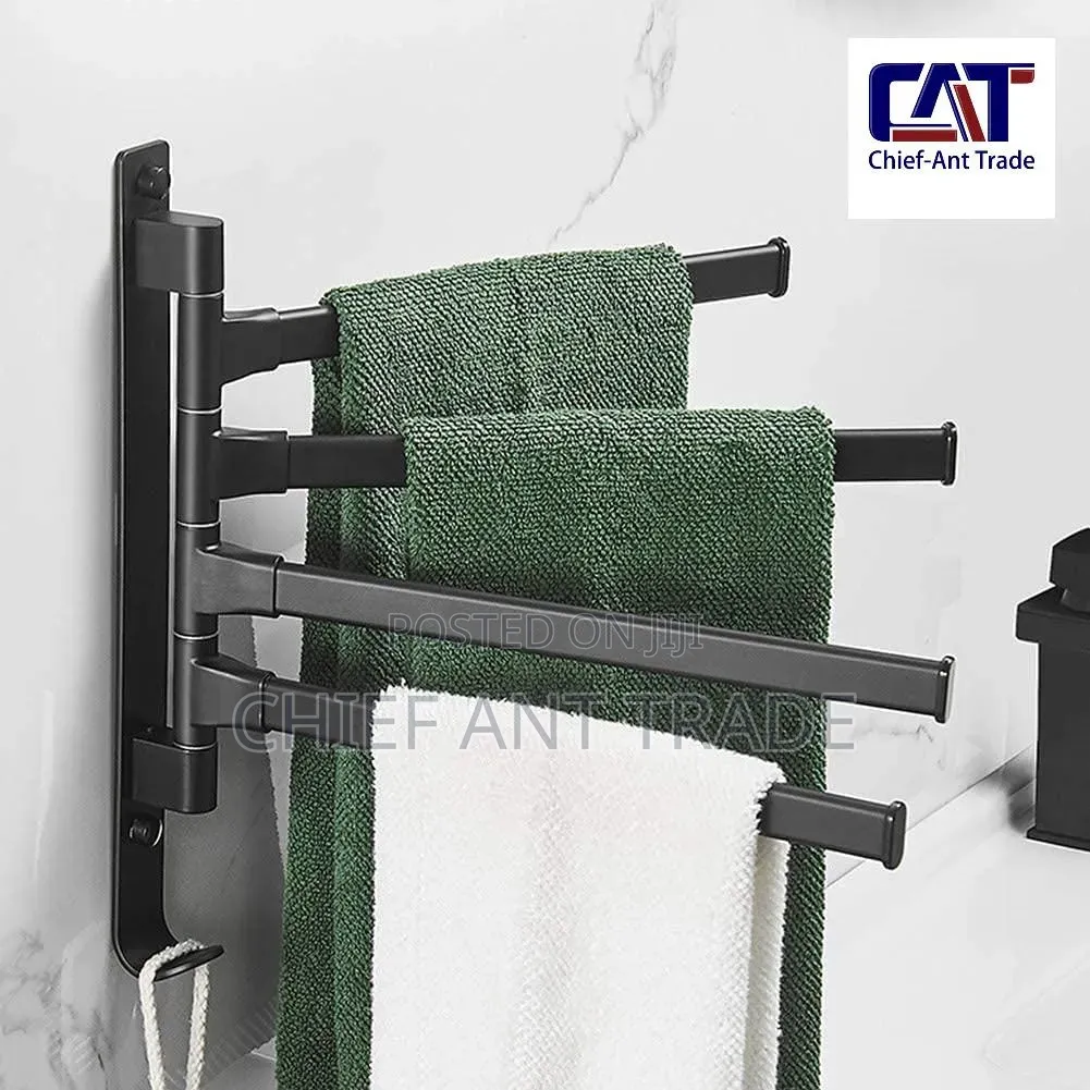 Adjustable Towel Rack. 4 Arms. Jr07-1