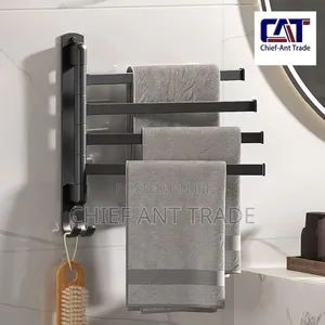 Adjustable Towel Rack. 4 Arms. Jr07-1