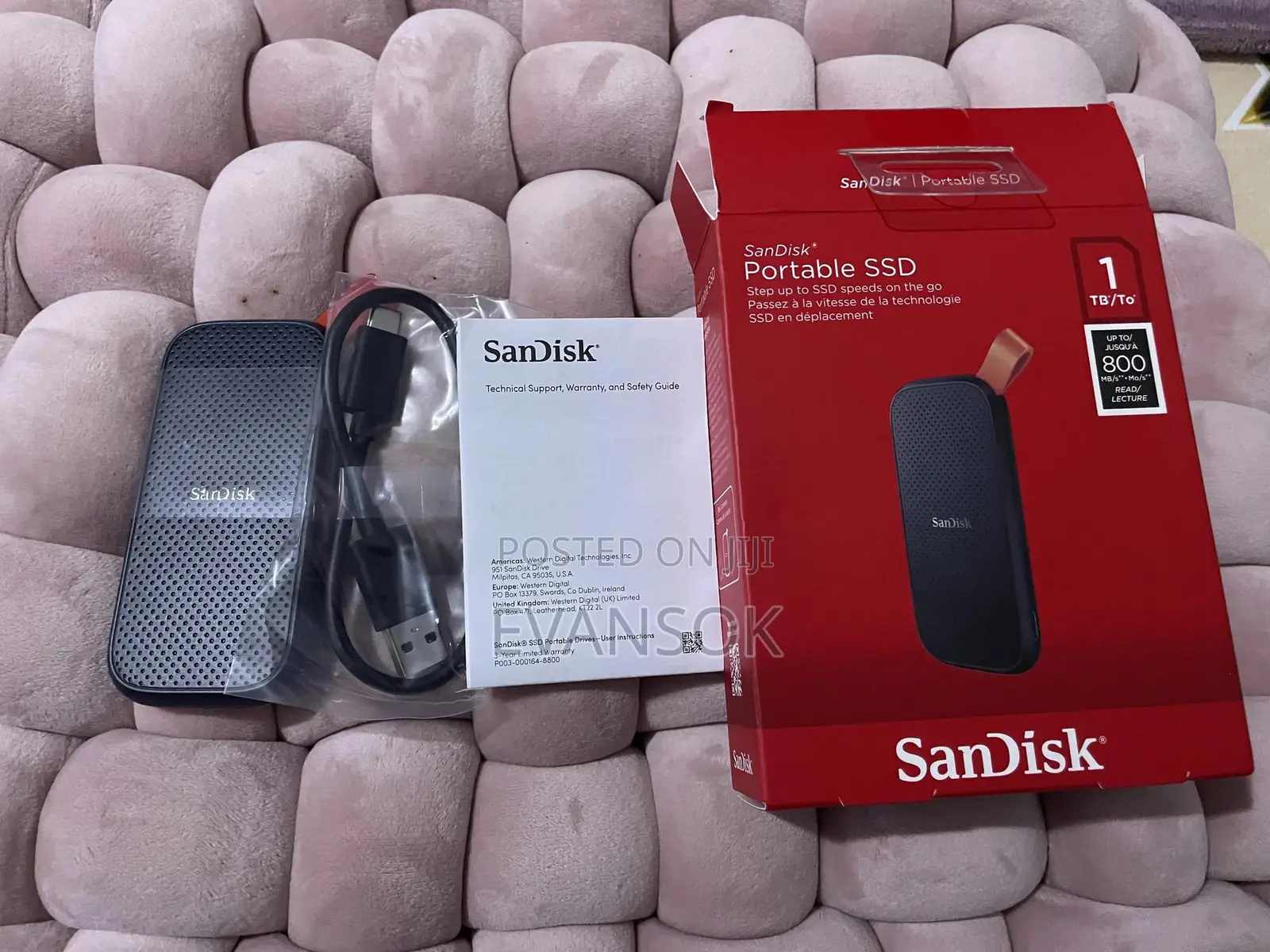 Sandisk SSD External Hard Drive 1 Tb
