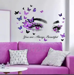 Wall Sticker Purple Eye