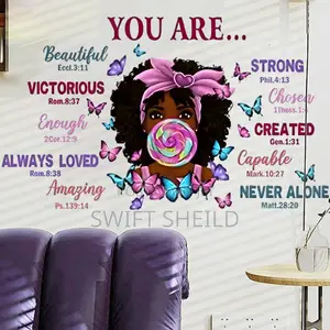 Wall Sticker Bubble Girl