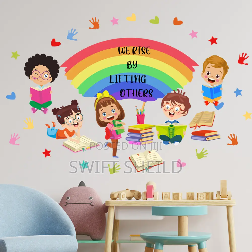 Kids We Rise Wall Sticker