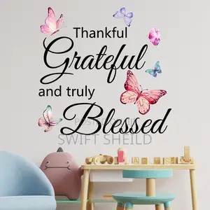 Greateful and Blessed Wall Sticker