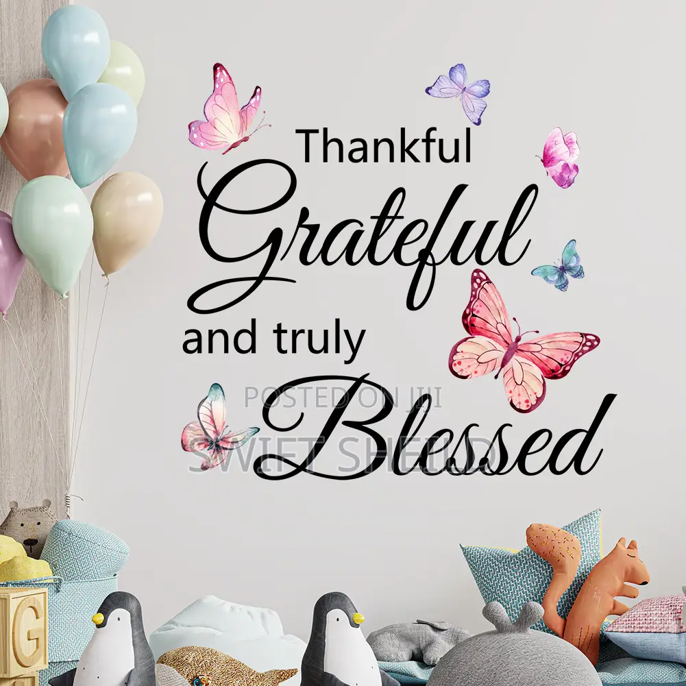 Greateful and Blessed Wall Sticker
