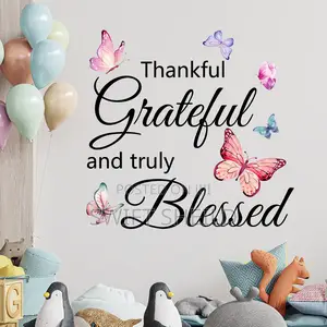 Greateful and Blessed Wall Sticker