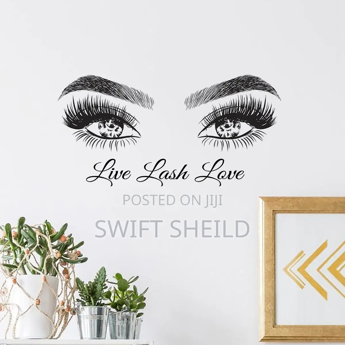Live Love and Lash Wall Sticker