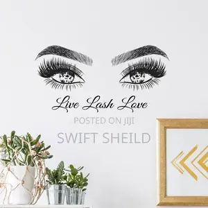 Live Love and Lash Wall Sticker