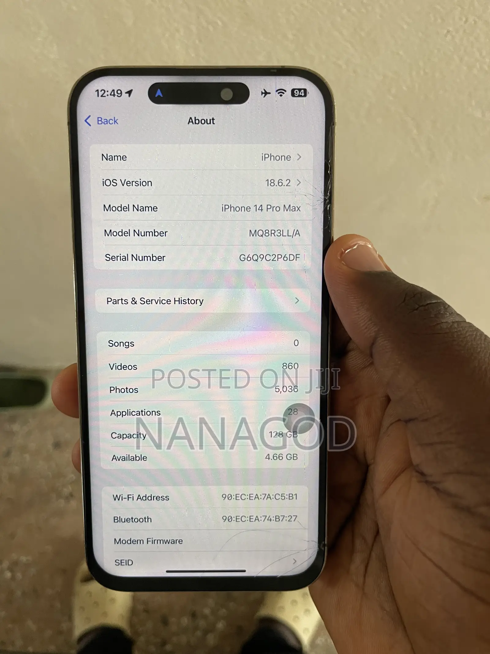 Apple iPhone 14 Pro Max 128 GB Gold