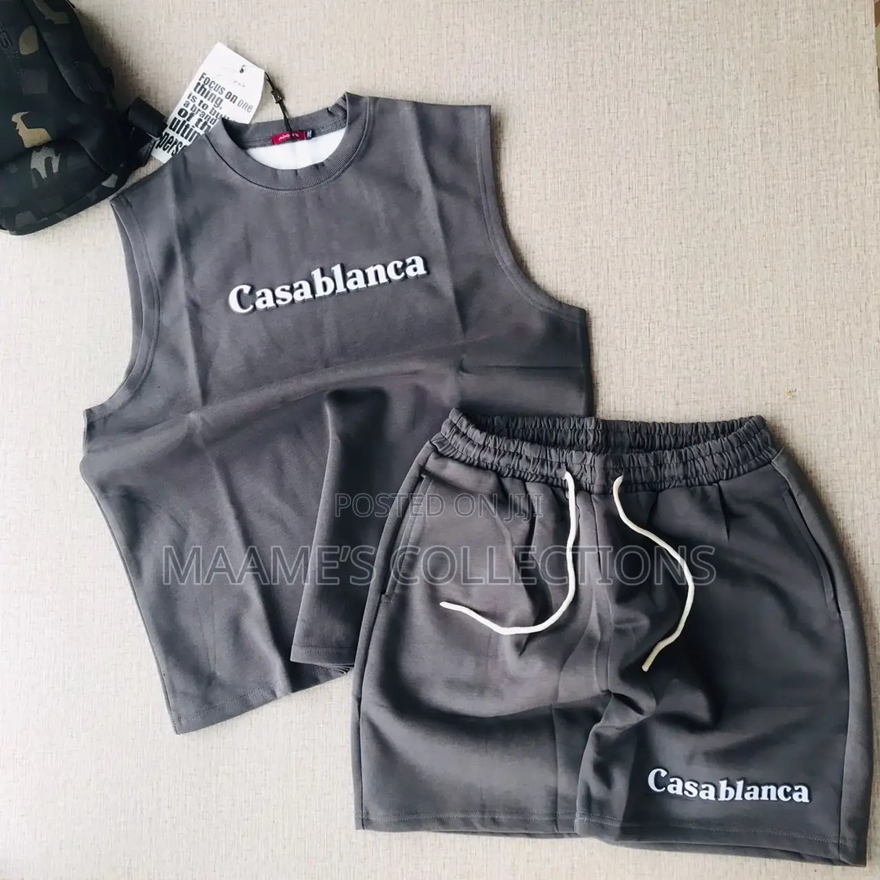 Casablanca Summer Sleeveless / Armless Top and Down Shorts Set