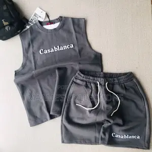 Casablanca Summer Sleeveless / Armless Top and Down Shorts Set