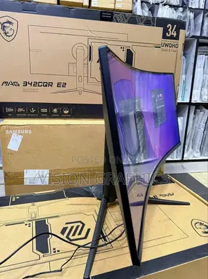 Msi Mag 342cqr E2 34inches Ultra Wide Curved Gaming Monitor 180hz