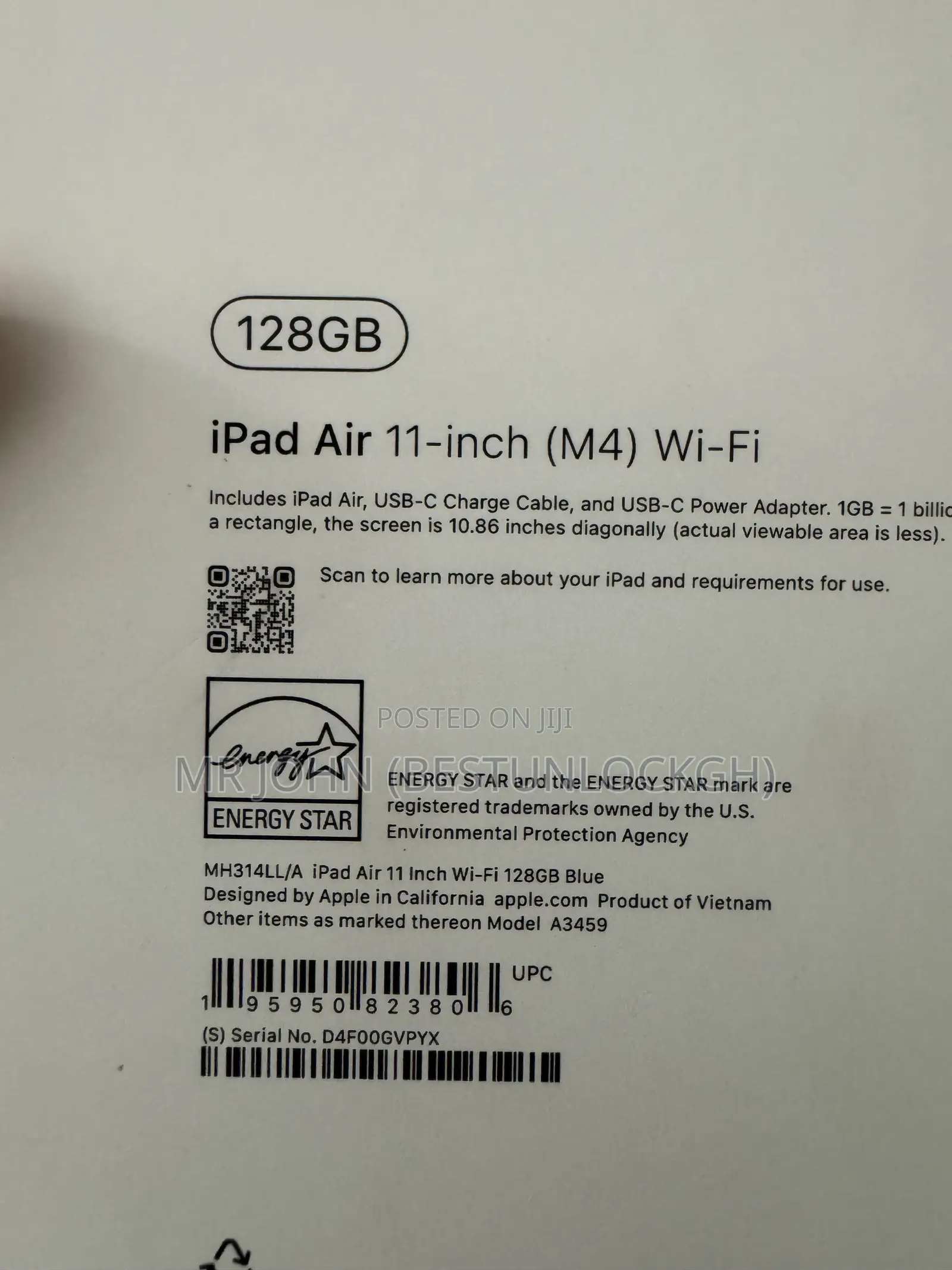 New Apple iPad Air 11 (2026) 128 GB Gray