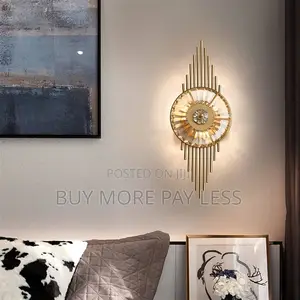 Modern Gold Art Deco Crystal Wall Light / Sconce