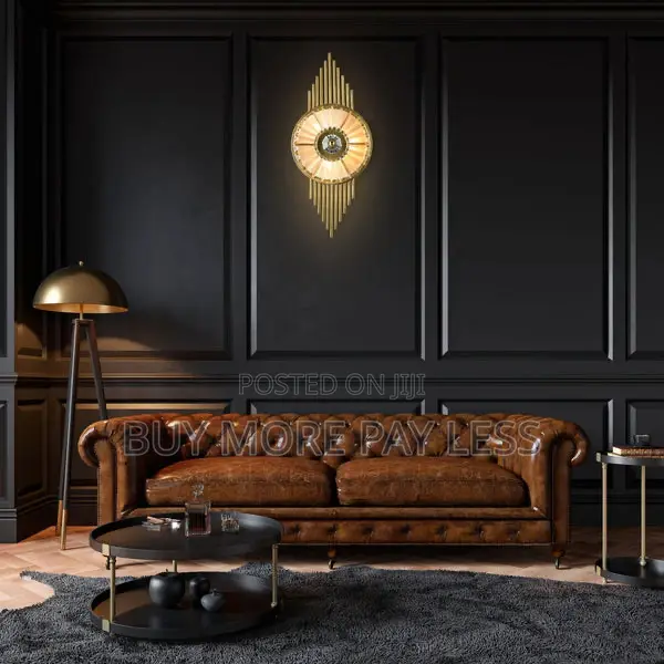 Modern Gold Art Deco Crystal Wall Light / Sconce