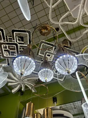 Modern Multi-Head Led Cluster Pendant Chandelier