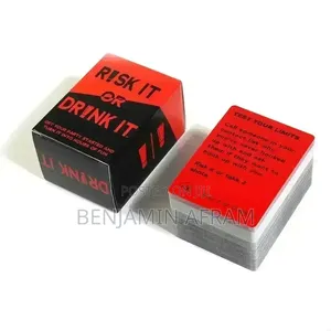 Risk It or Drink It Party Card Game